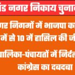 नगर निकाय चुनाव 2025ः निगम में भाजपा का दिखा दम, पालिका-पंचायत में निर्दलीयों की बल्ले-बल्ले