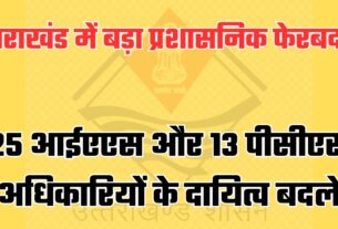 मुख्य सचिव समेत 25 आईएएस और 13 पीसीएस अधिकारियों के दायित्वों में फेरबदल, आदेश हुआ जारी