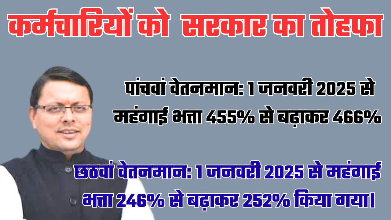 धामी सरकार ने दिया लाखों कर्मचारियों को तोहफा, सार्वजनिक निकायों व उपक्रमों के कार्मिकों का महंगाई भत्ता बढ़ाया
