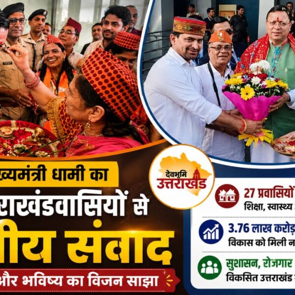 मुंबई में गूंजा उत्तराखंड का गौरव, प्रवासी समाज से बोले धामी-अब विकास की नई उड़ान में बनें भागीदार