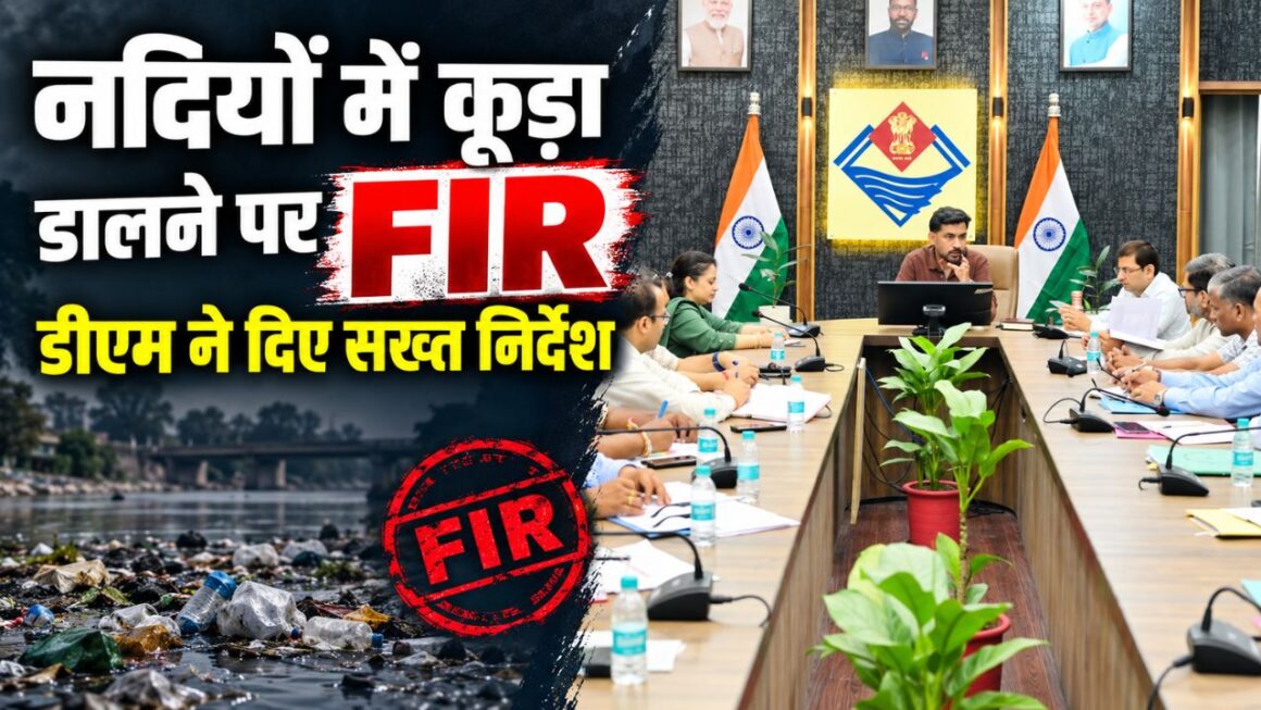 देहरादून में नदियों में कूड़ा फेंकने वालों पर होगी FIR, अवैध डंपिंग साइटों पर भी सख्त कार्रवाई, डीएम ने दिए आदेश