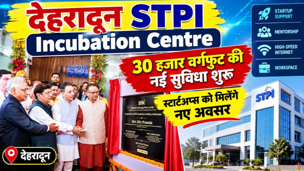 Dehradun STPI Incubation Centre: 30 हजार वर्गफुट की नई सुविधा शुरू, स्टार्टअप्स को मिलेंगे नए अवसर